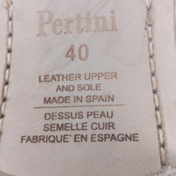 PERTINI Suede Upper, Full Leather Boot in Neutral tone Made in Spain 40/8.5us - Picture 1 of 7